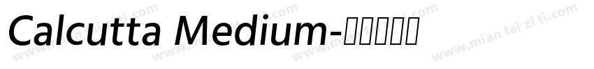 Calcutta Medium字体转换